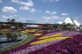 Walt Disney World`s International Flower and Garden Festival in Epcot. Royalty Free Stock Photo